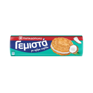 Παπαδοπούλου Μπισκότα Γεμιστά Καρύδα 200g