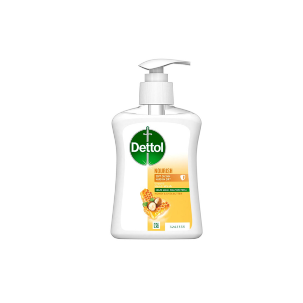 Dettol Υγρό Κρεμοσάπουνο με Αντλία Μέλι, 250ml