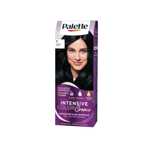 Palette Βαφή Μαλλιών Μαύρο Μπλε Νο01 50ml