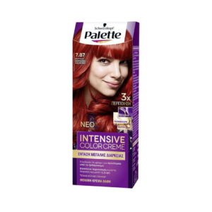 Palette Intensive Color Creme Βαφή Μαλλιών 7.87 Έντονο Κόκκινο Χάλκινο