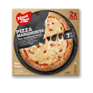 Χρυσή Ζύμη Πίτσα Μαργαρίτα 2τεμ 770gr