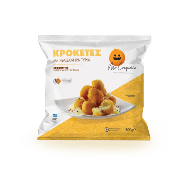 MR. CROQUETTE κροκέτες με ημίσκληρα τυριά κατεψυγμένες 500g
