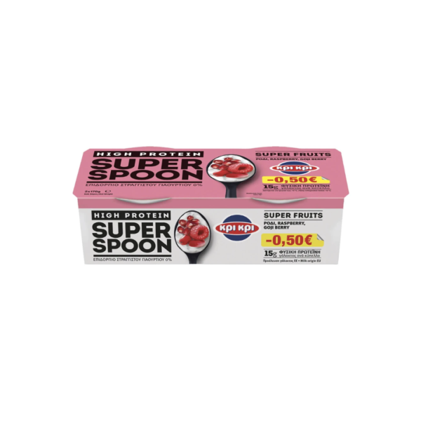 Κρι Κρι Superspoon Επιδόρπιο Γιαουρτιού Goji berry 2x170gr