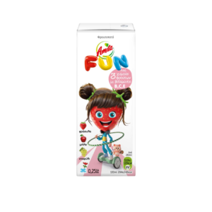Amita Fun Φρουτοποτό Φράουλα Σταφύλι Μήλο 250 ml