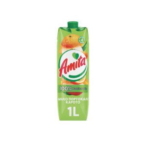 Amita Πορτοκάλι - Καρότο - Μήλο 1Lt