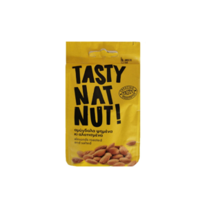 TASTY NATNUT Αμύγδαλα Ψημένα & Αλατισμένα 91gr