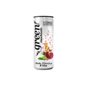 Green Mocktails Ρόδι & Τζίντζερ & Λαιμ 330ml