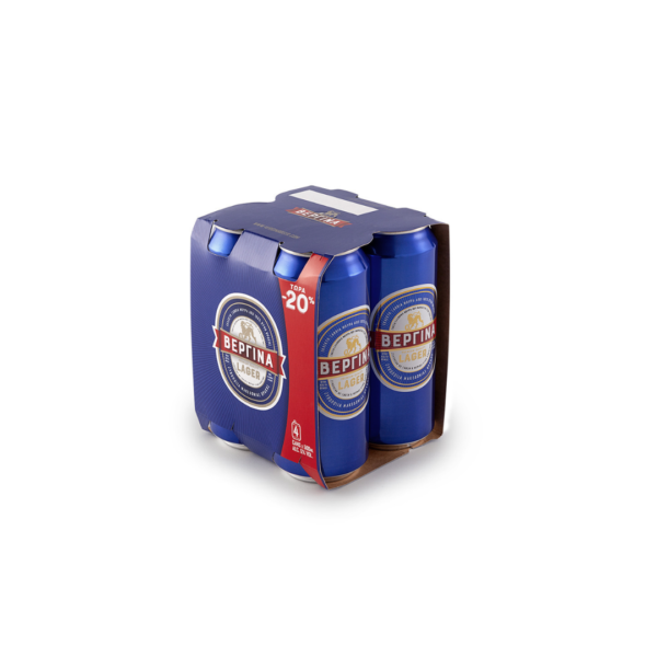 Βεργίνα Lager Κουτί 4x500ml