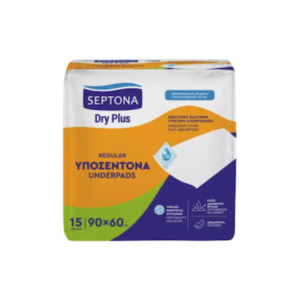 Septona Dry Plus Υποσέντονα Ακράτειας 60x90cm 15τμχ